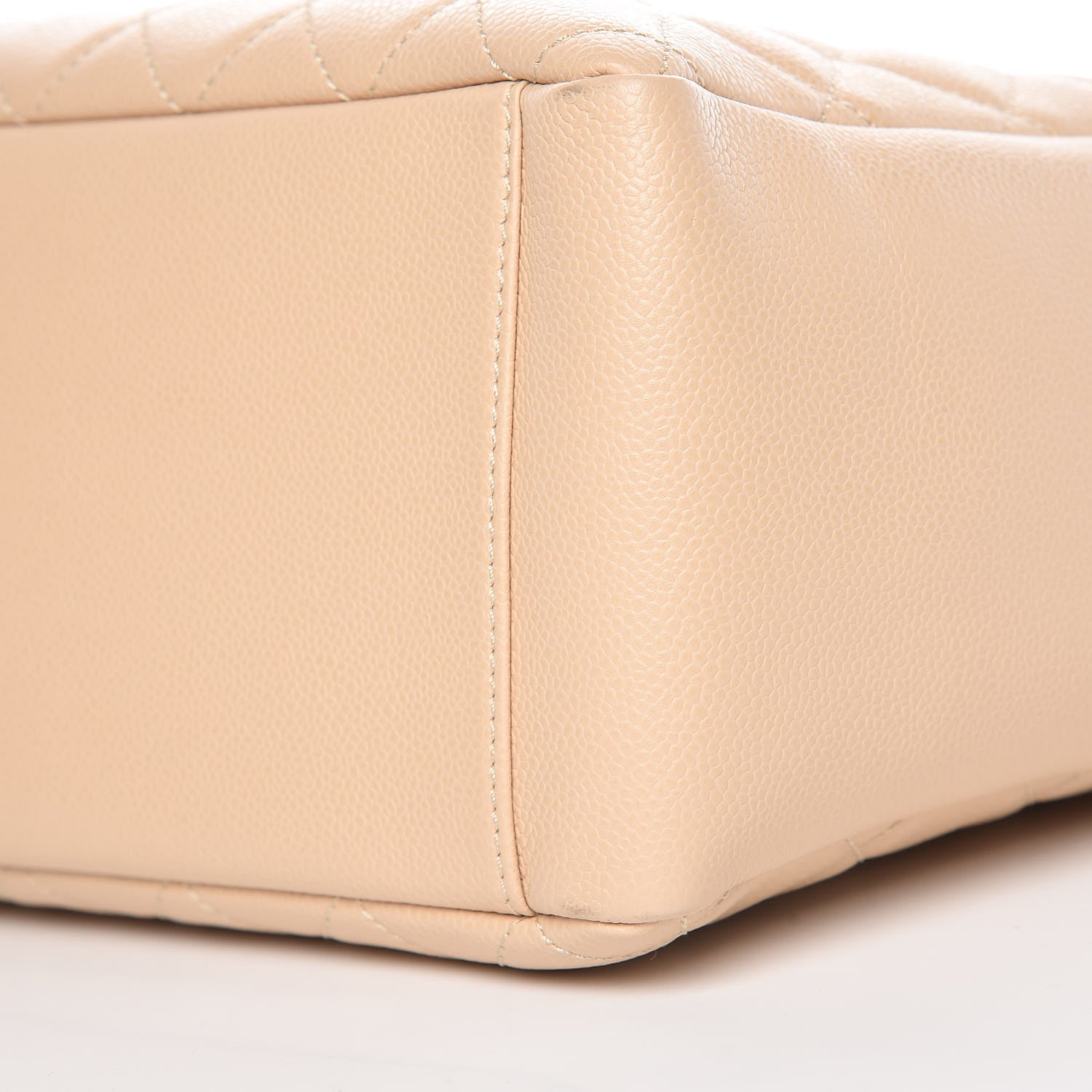 Chanel Caviar Quilted Grand Shopping Tote GST Beige Clair 6 of 15