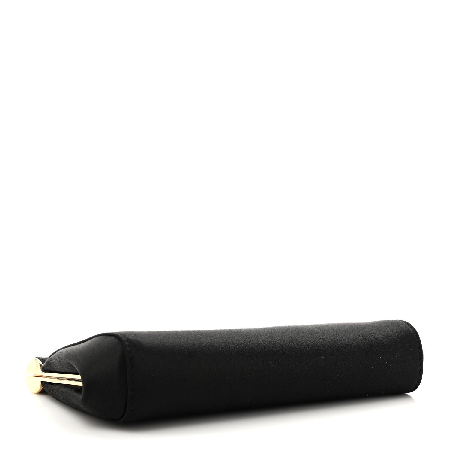 Dolce & Gabbana Satin Small Marlene Chain Clutch Black 4 of 9