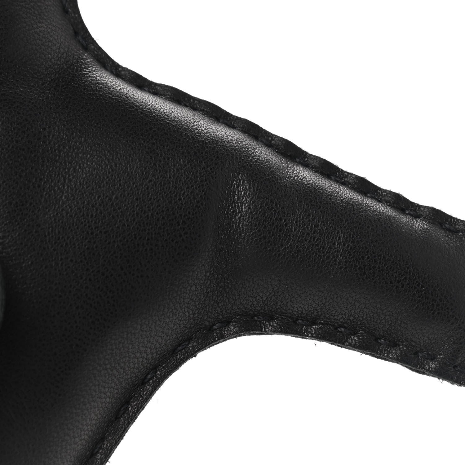 Hermes Milo Lambskin Grigri Rodeo Horse Bag Charm GM So Black 5 of 6