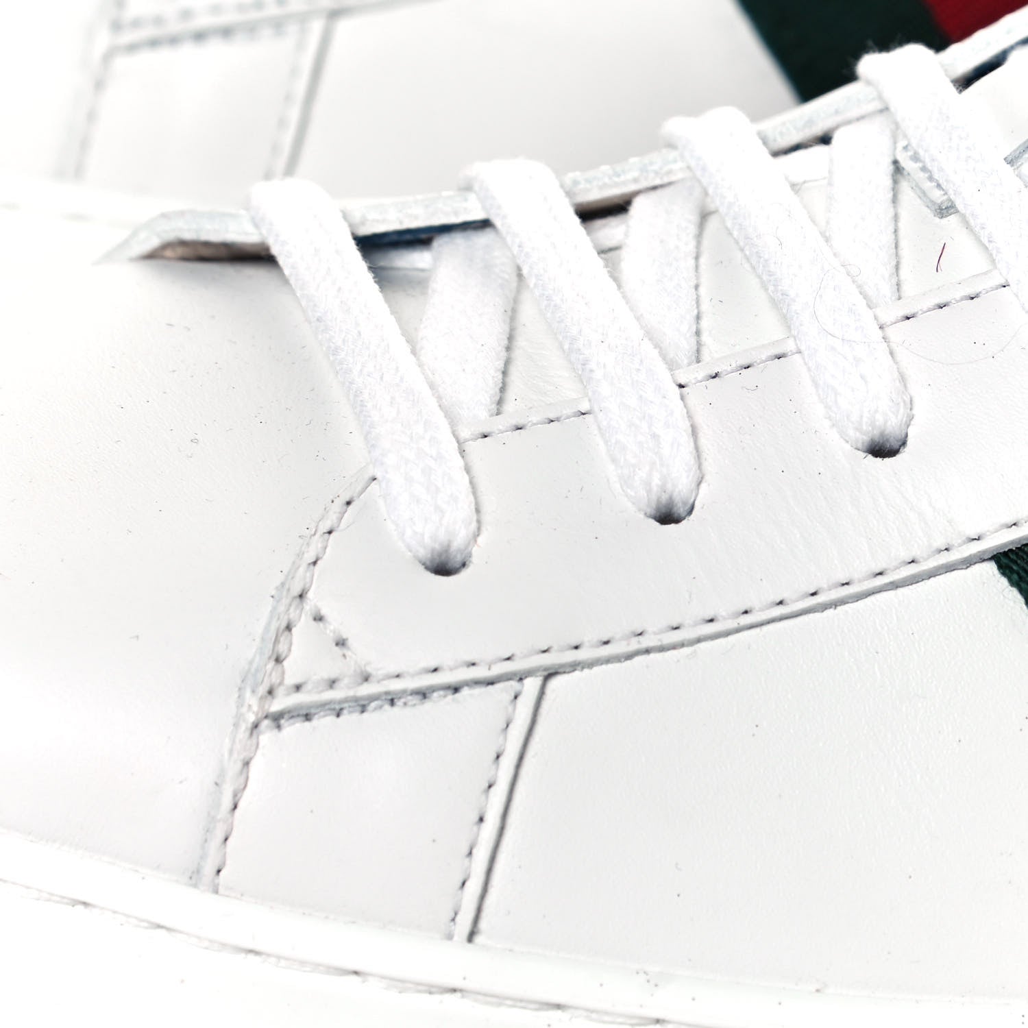 Gucci X SEGA Calfskin Ayers Mens Web Guccy Ace Sneakers 10 White 9 of 11