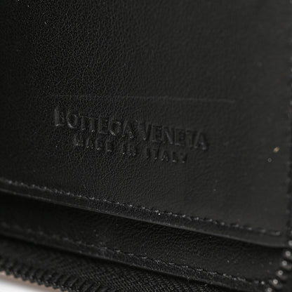 Bottega Veneta Nappa Intrecciato Zip Wallet Black 6 of 6