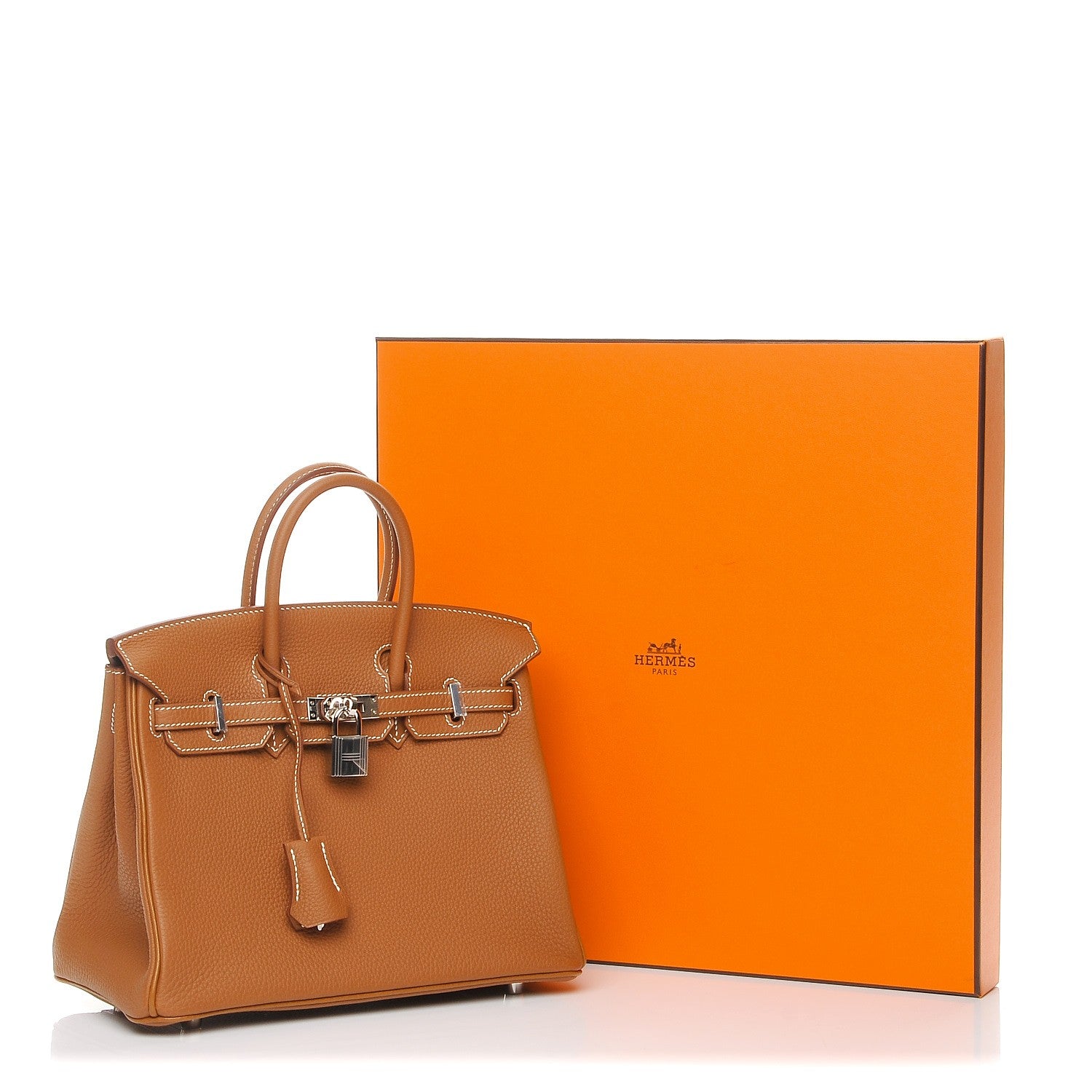 Hermes Togo Birkin 25 Gold 26 of 26