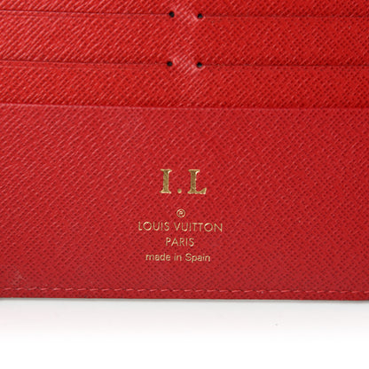 Louis Vuitton Damier Ebene Insolite Wallet Red 7 of 7