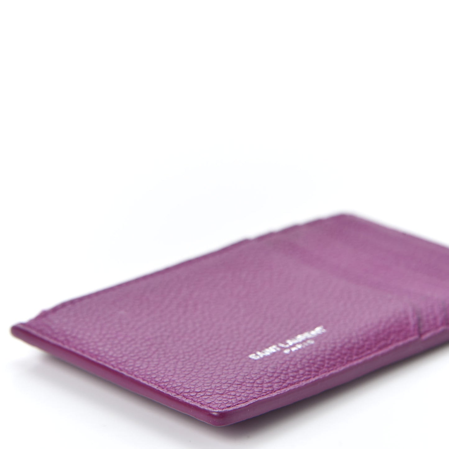 Grained Calfskin 5 Fragments Zip Pouch Card Holder Pivoine