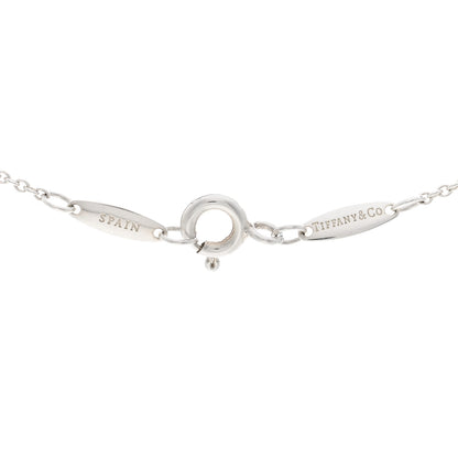 Tiffany Sterling Silver Aquamarine .06ct Elsa Peretti Color by the Yard Pendant Necklace 4 of 4