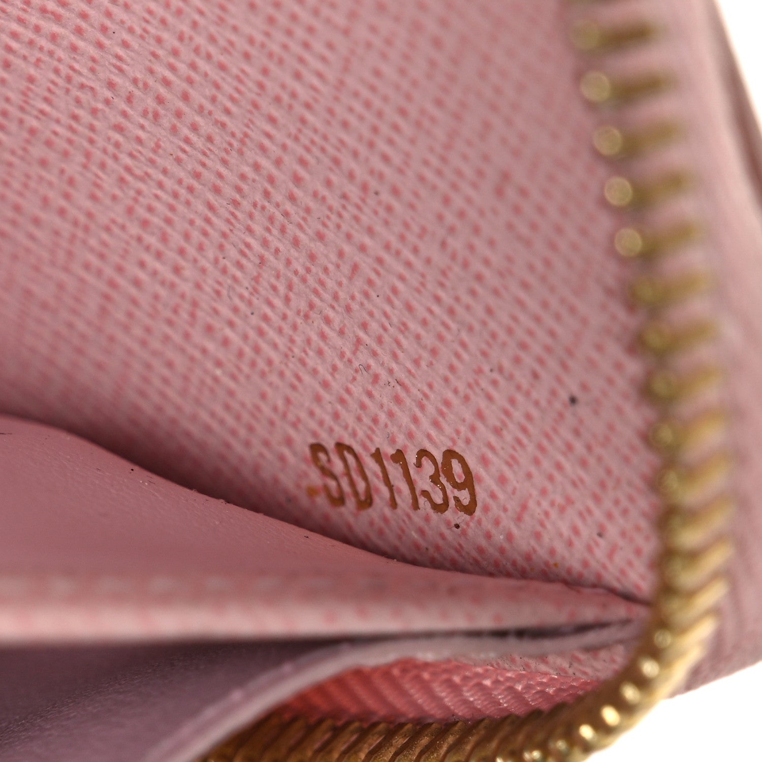 Louis Vuitton Damier Azur Zippy Wallet Rose Ballerine 7 of 8