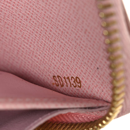 Louis Vuitton Damier Azur Zippy Wallet Rose Ballerine 7 of 8