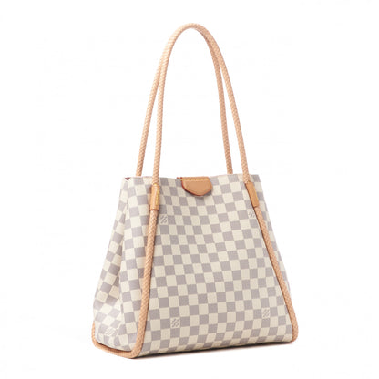 Louis Vuitton Damier Azur Propriano Rose Ballerine 2 of 8