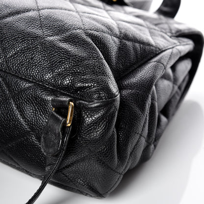 Chanel Caviar Quilted Backpack Black 12 of 13