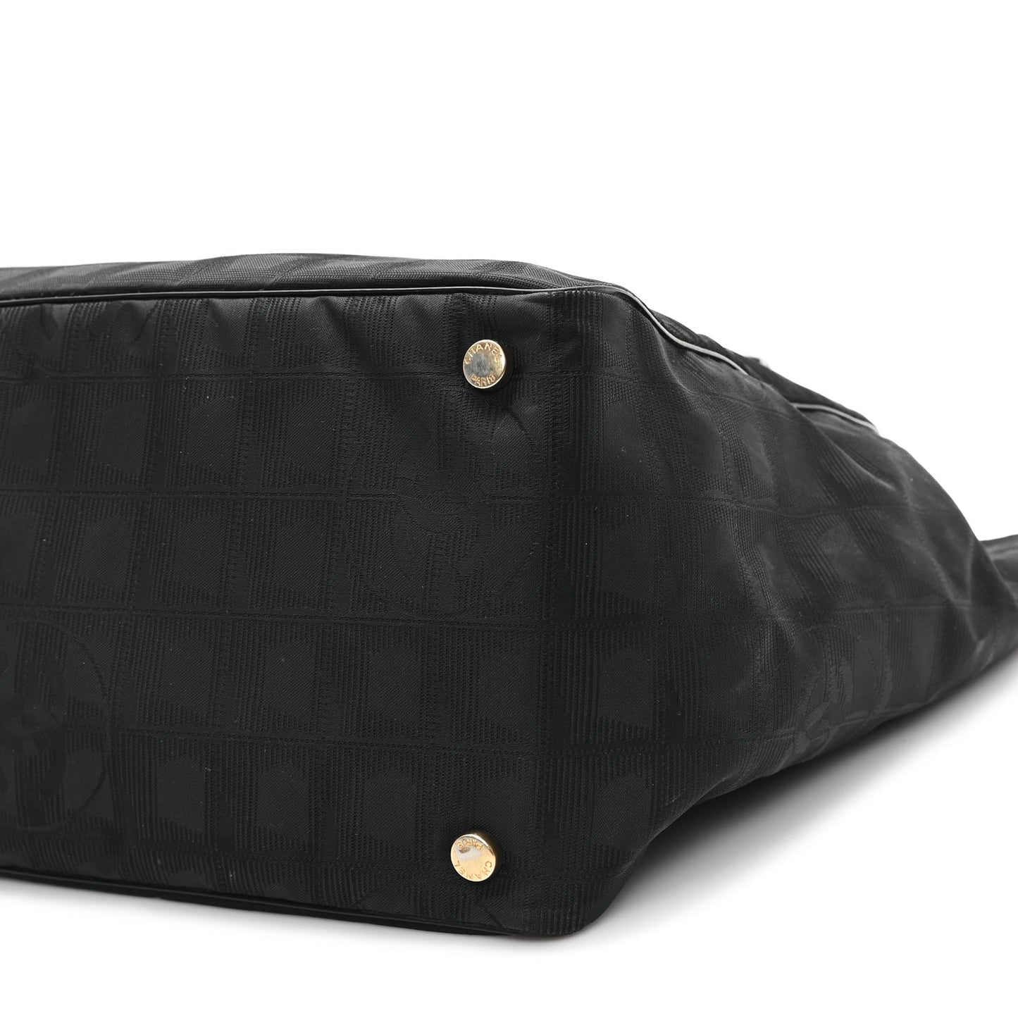 Nylon Medium Travel Tote Black