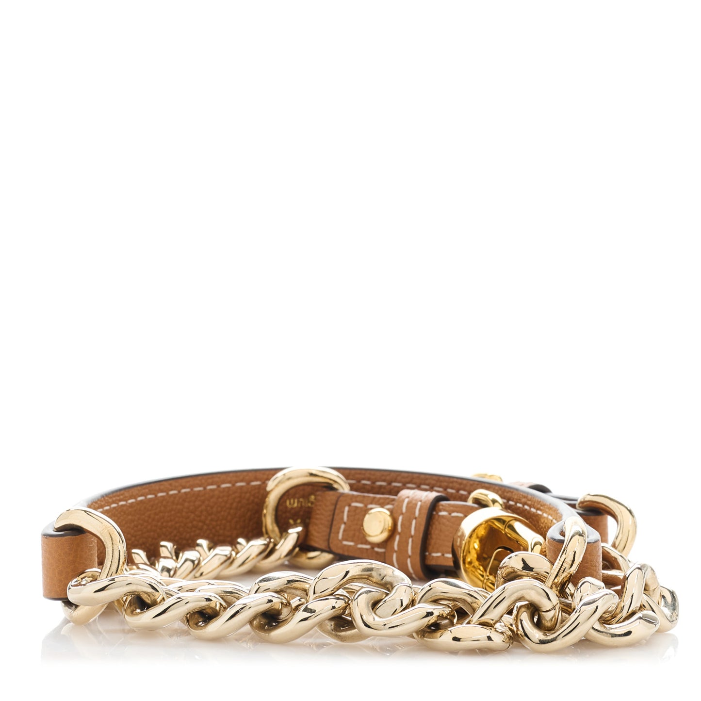Rodeo Calfskin Short Chain Strap Vegetal Ivory