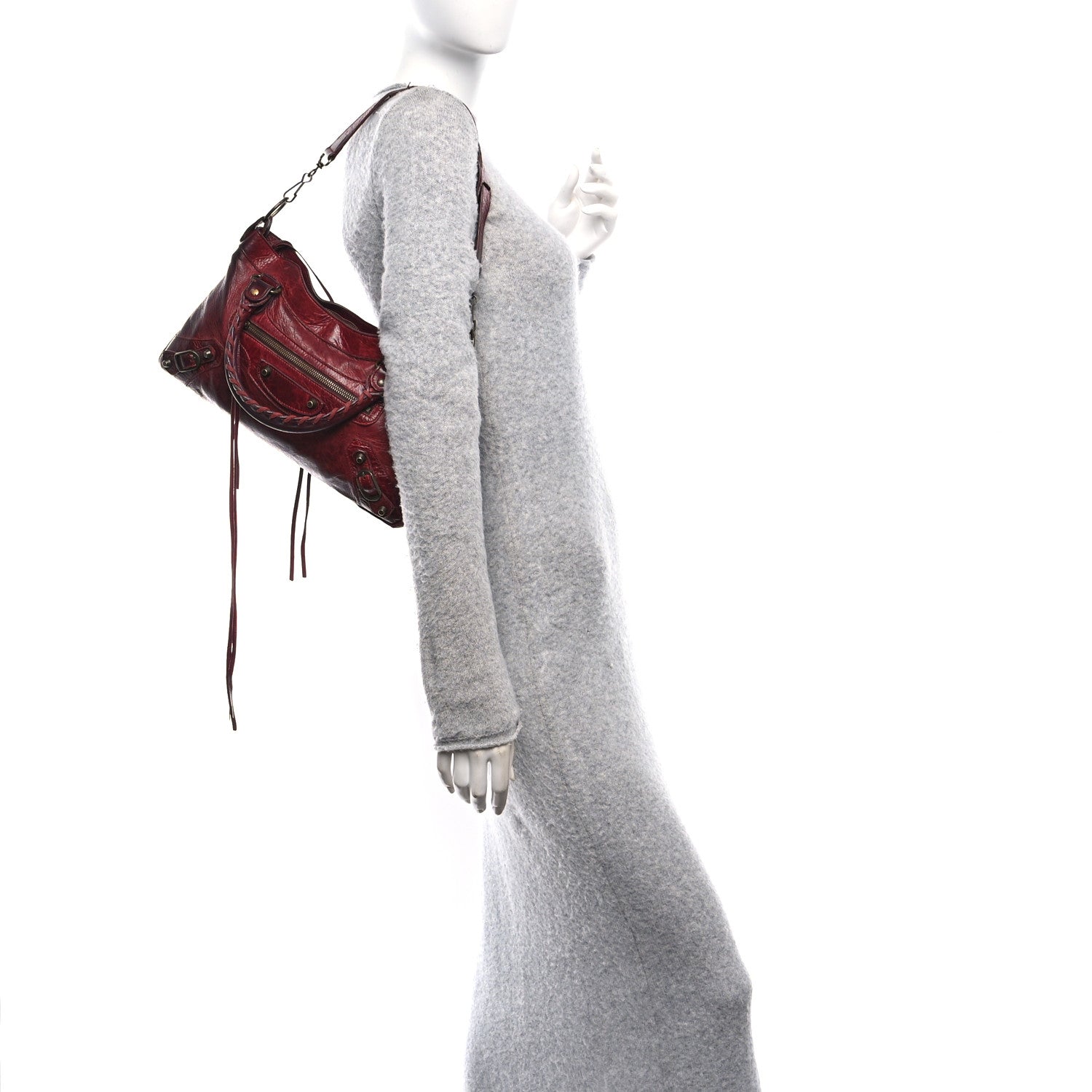 Balenciaga Agneau Classic Hardware First Bordeaux 2 of 14