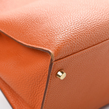 Hermes Togo Kelly Sellier 35 Orange 12 of 19