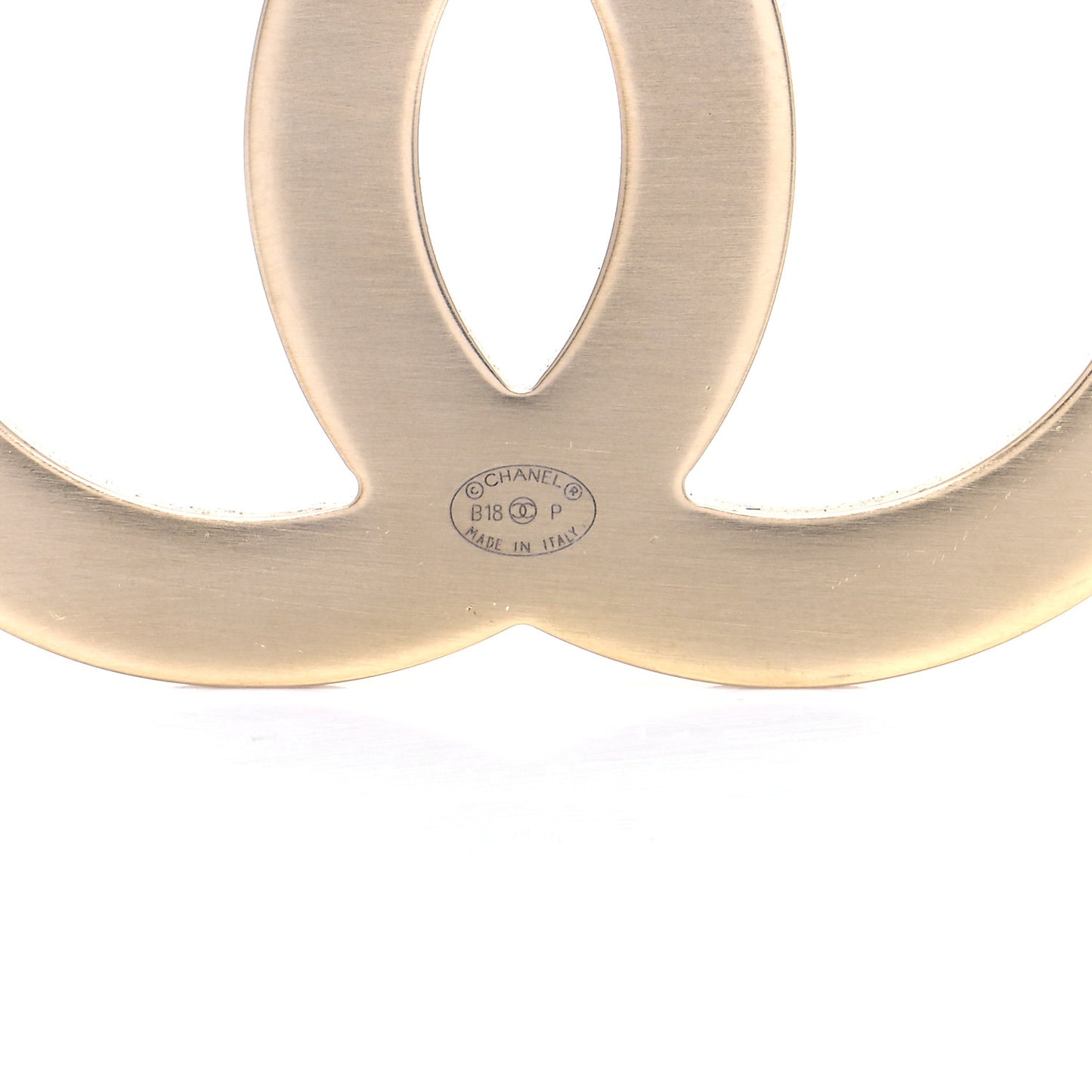 Pearl CC Brooch Gold