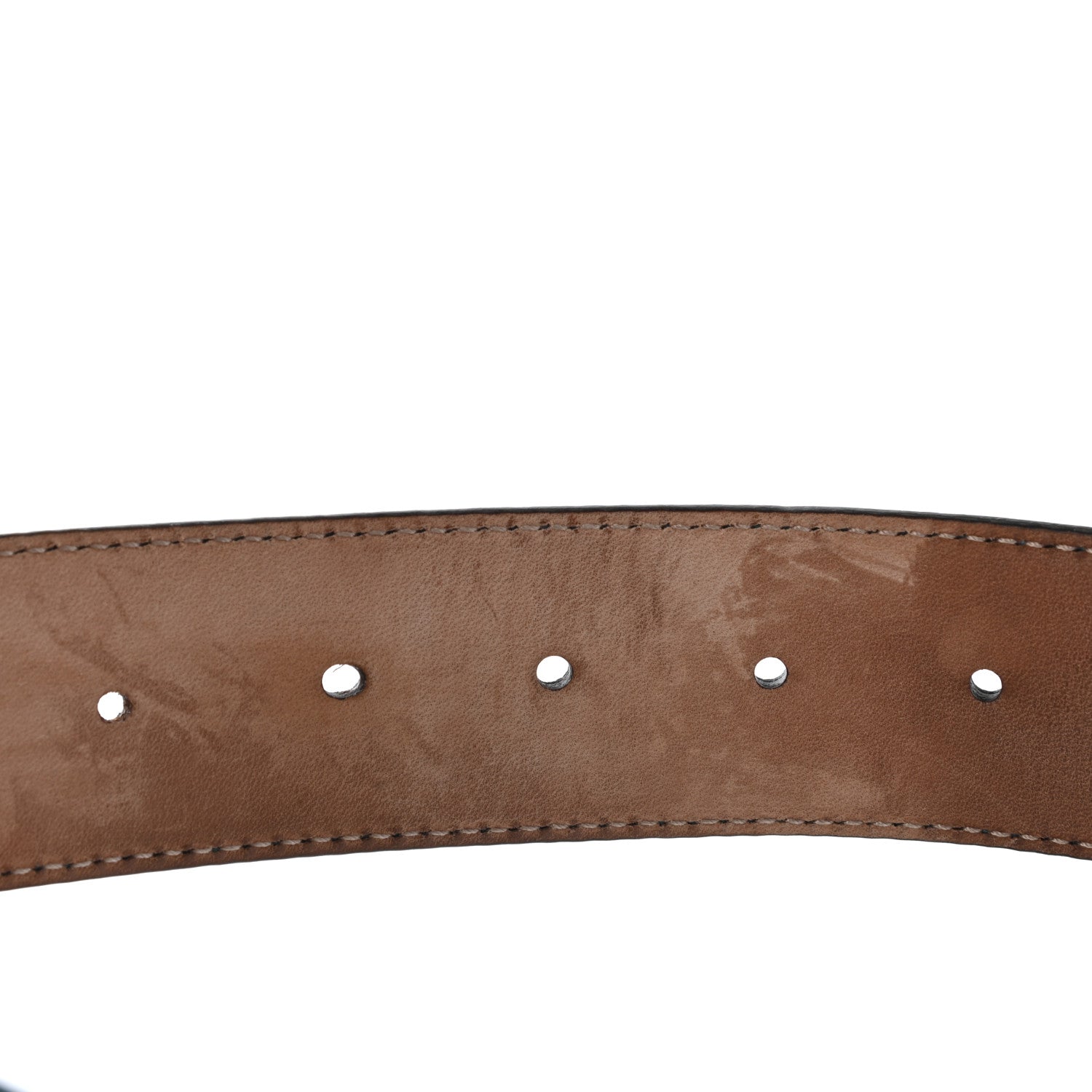Gucci Guccissima Interlocking G Belt 105 42 Deep Cobalt 3 of 4