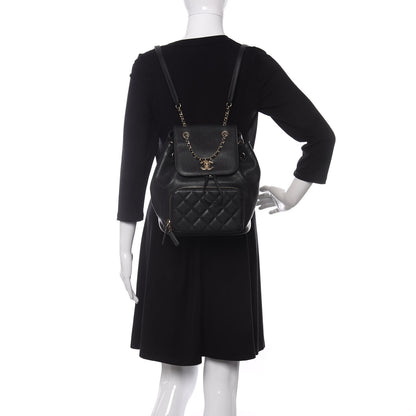 Chanel Caviar Quilted Business Affinity Backpack Black 2 of 9