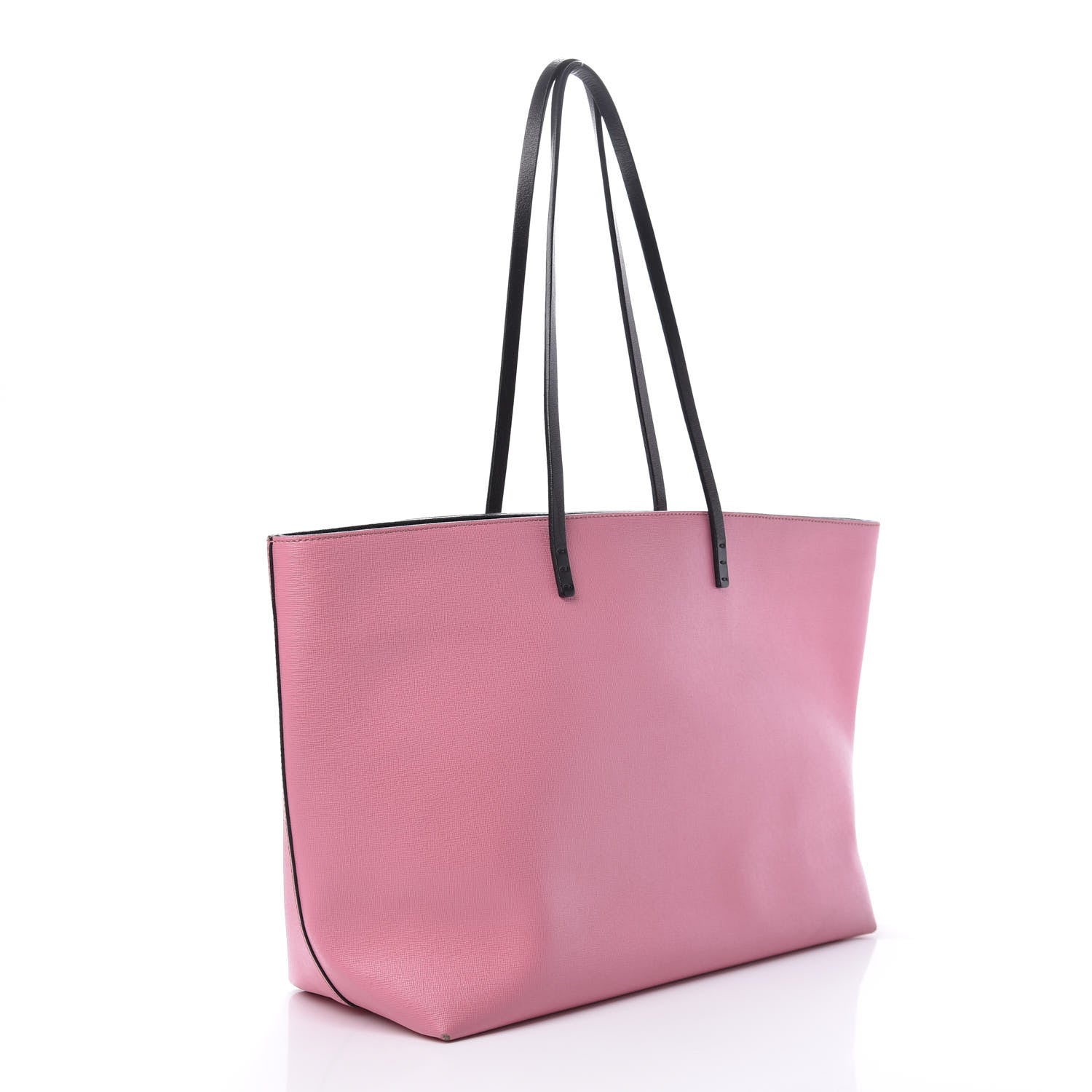 Fendi Vitello Elite Cuoio Monster Buggies Medium Roll Tote Lollypop Black 3 of 13