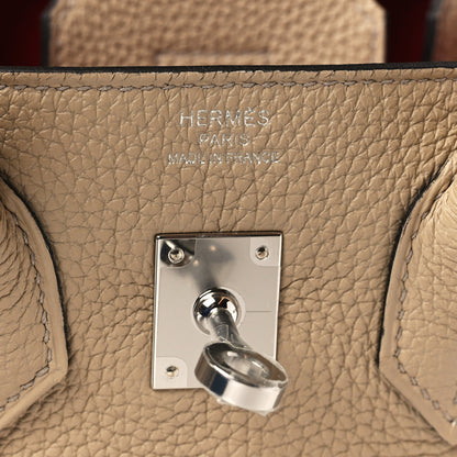 Hermes Togo Verso Birkin 25 Trench Bougainvillea 6 of 9