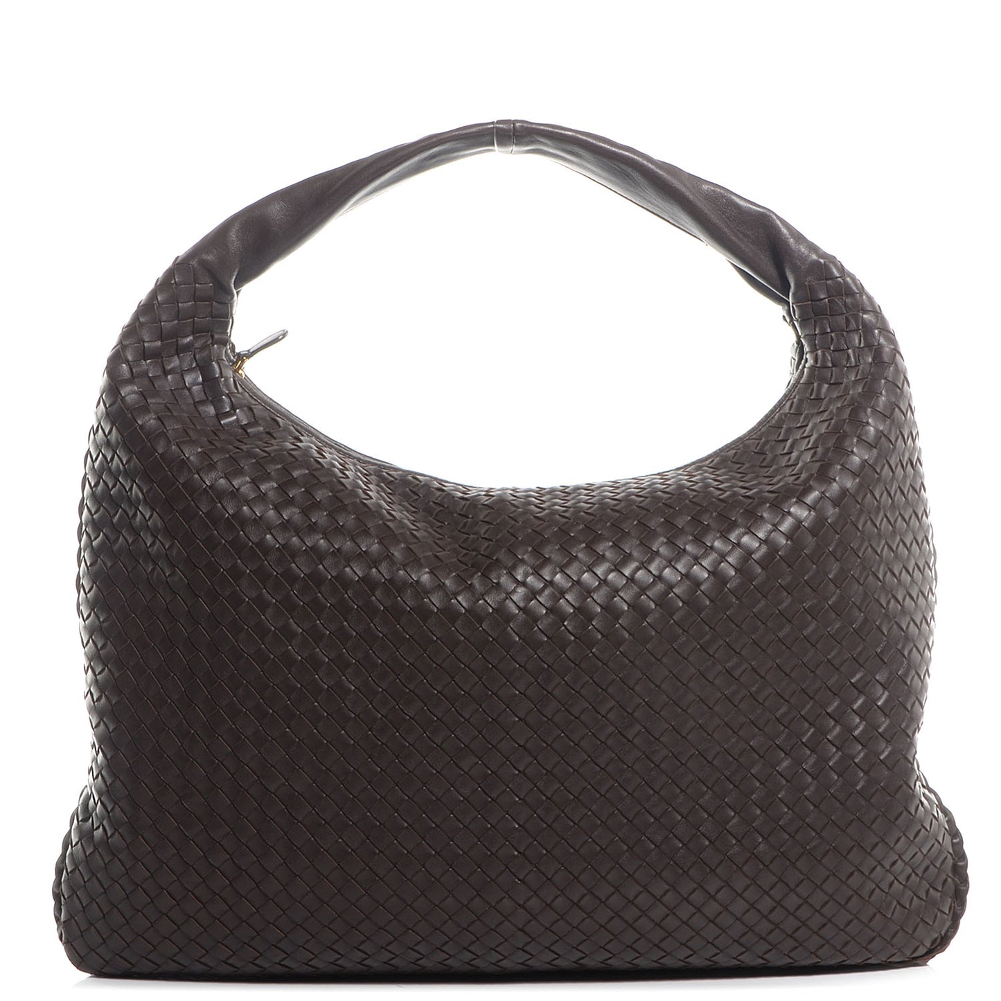 Nappa Intrecciato Maxi Veneta Hobo Ebano