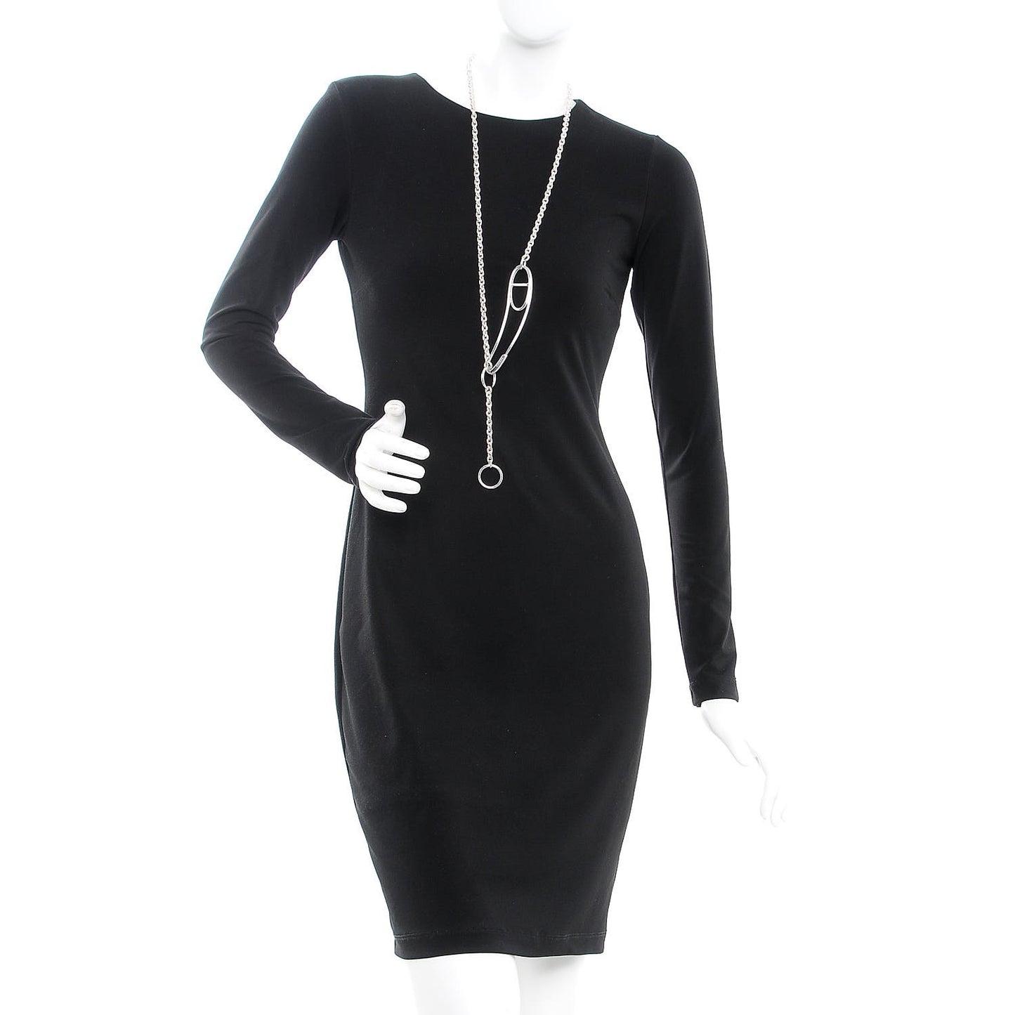 Sterling Silver Chaine d'Ancre Punk Long Necklace