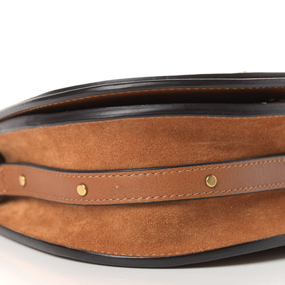 Chloe Calfskin Suede Small Nile Bracelet Bag Caramel 7 of 10