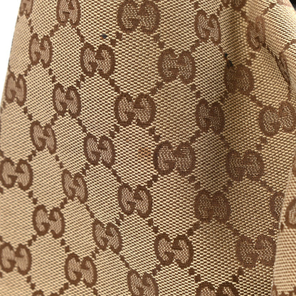 Gucci Monogram Large Jockey Hobo Dark Brown 16 of 19