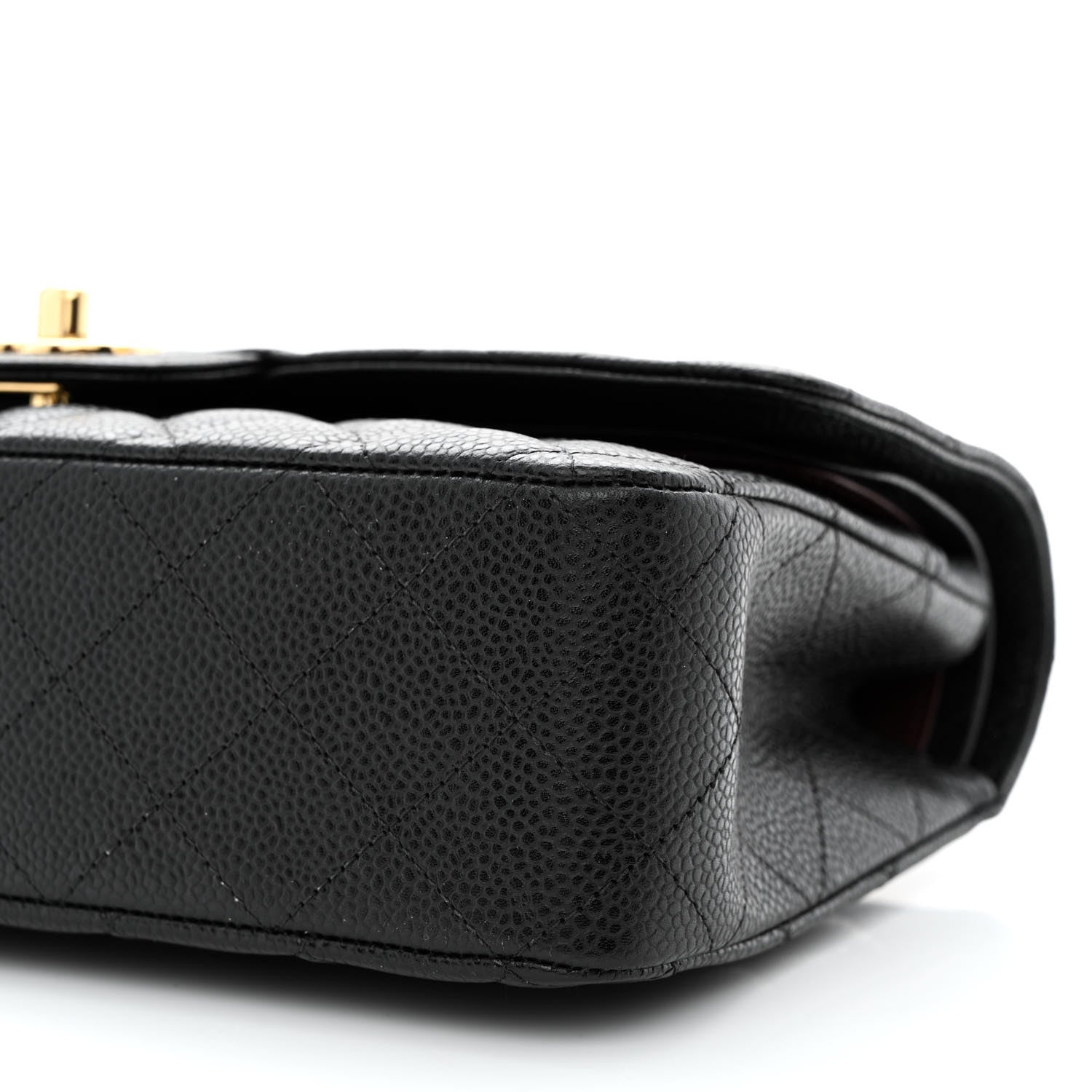 Chanel Caviar Quilted Medium Double Flap Black 10 of 11