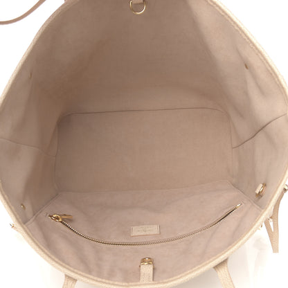 Louis Vuitton Empreinte Monogram Summer Stardust Neverfull MM Beige Clair 6 of 10