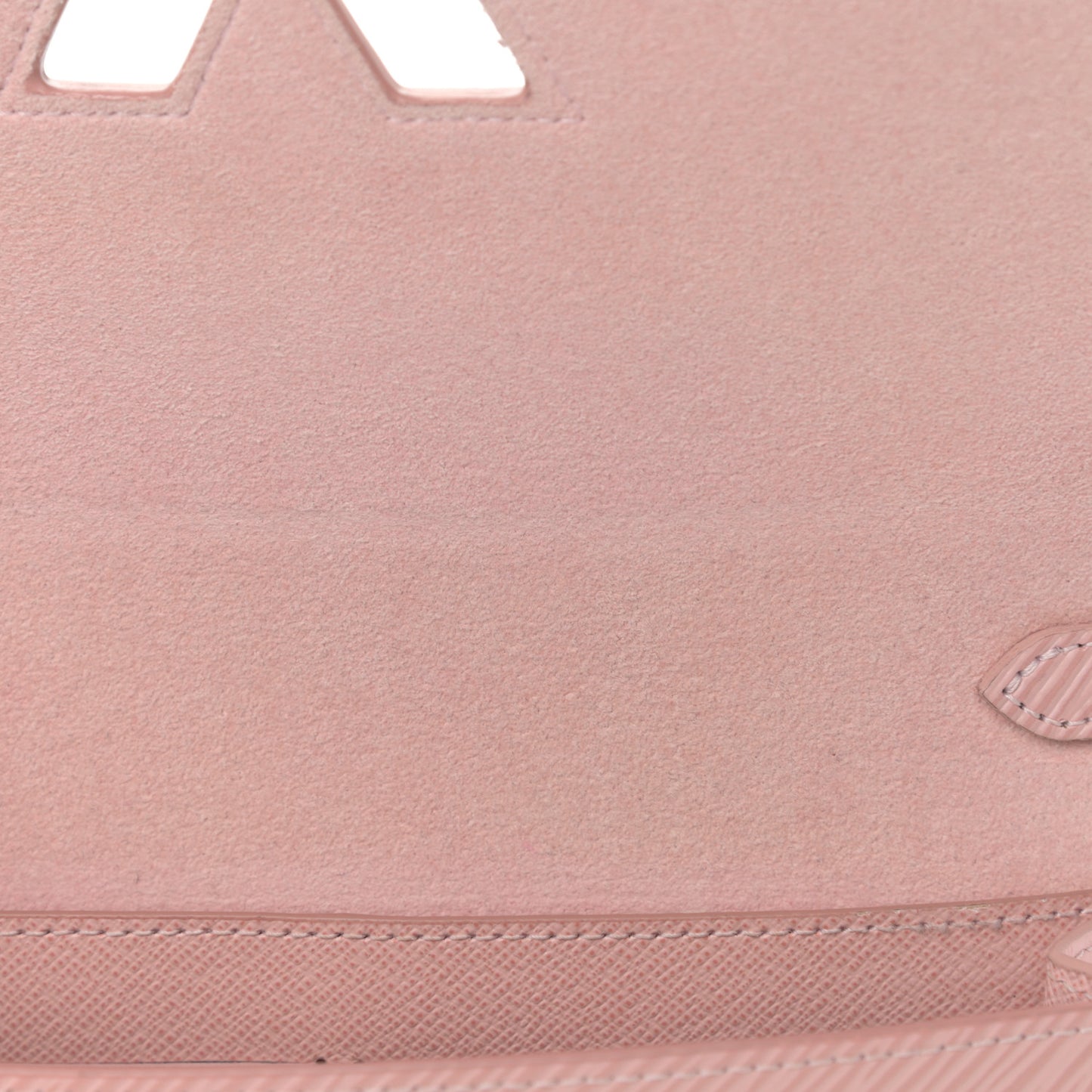Epi Twist Belt Chain Wallet Rose Ballerine