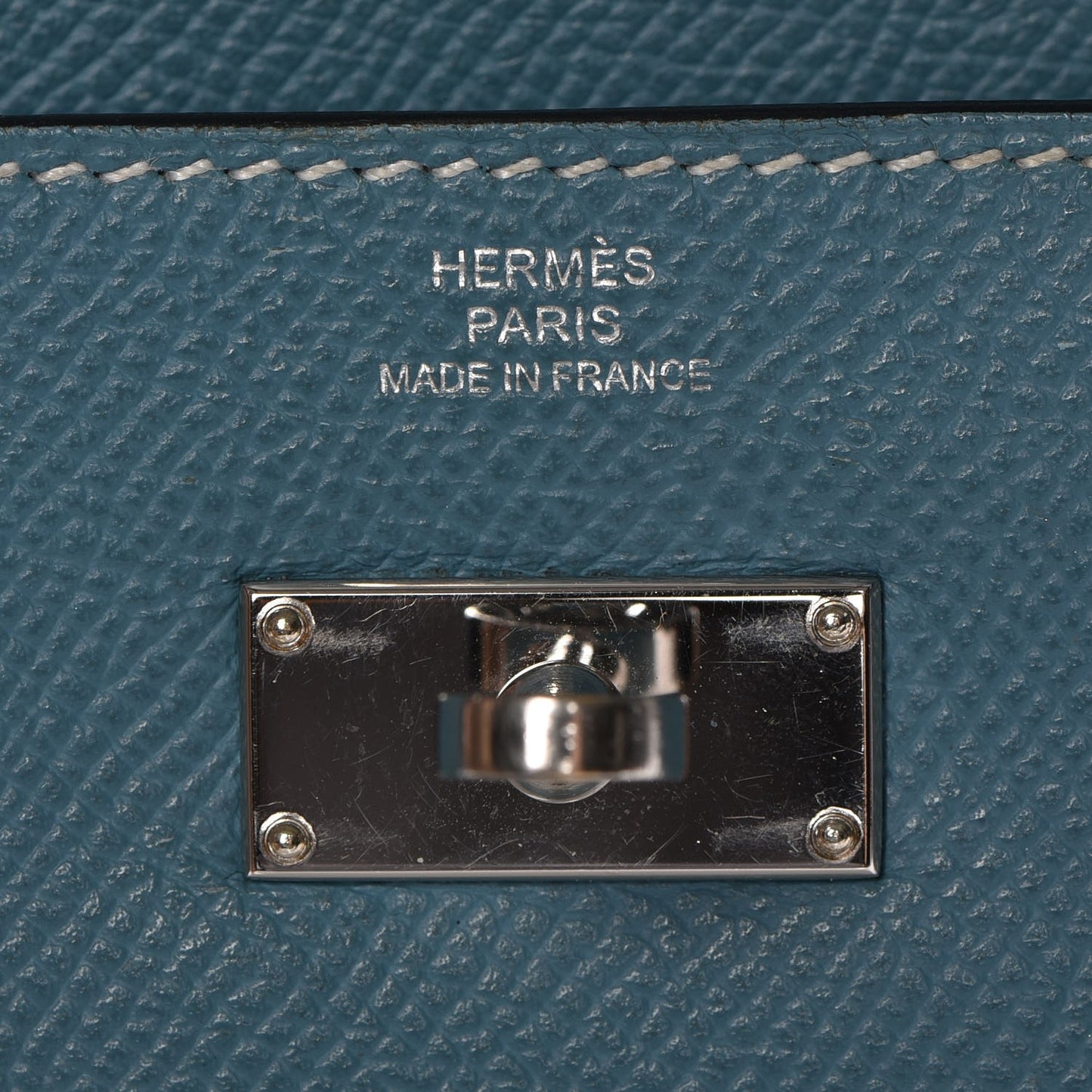 Epsom Kelly Longue Wallet Blue Jean