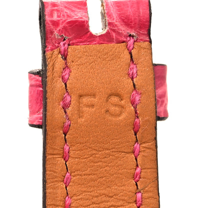 Hermes Shiny Alligator Cape Cod Watch Strap FRAMBOISE 4 of 4