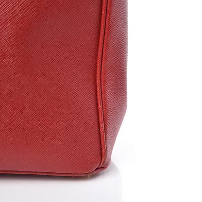 Prada Saffiano Large Galleria Double Zip Tote Fuoco 21 of 21