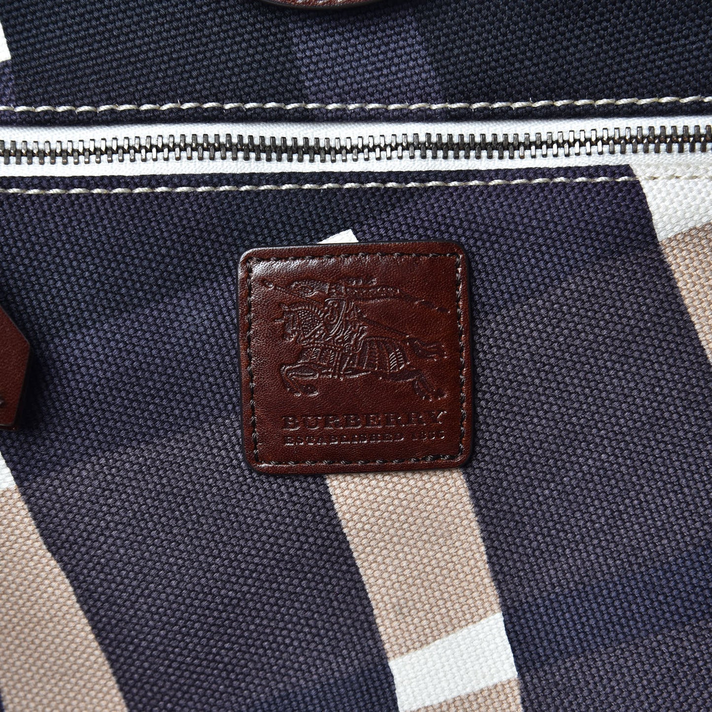 Canvas Check Bucket Bag Multicolor