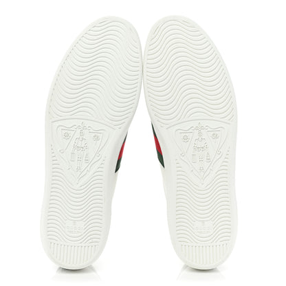 Gucci X DISNEY Calfskin Miro Soft Web Donald Duck Mens Ace Sneakers 14.5 White New Shamarock 6 of 9