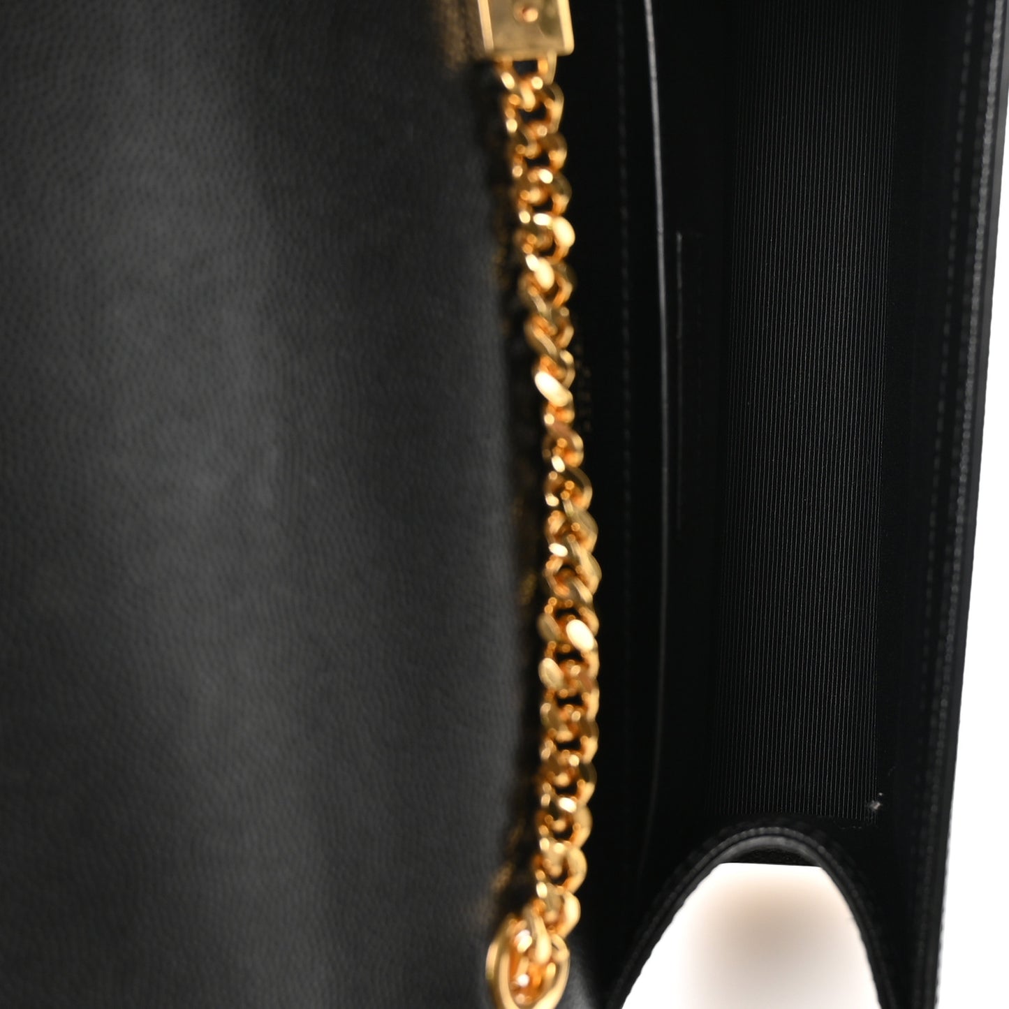 Grain De Poudre Small Monogram Kate Satchel Black