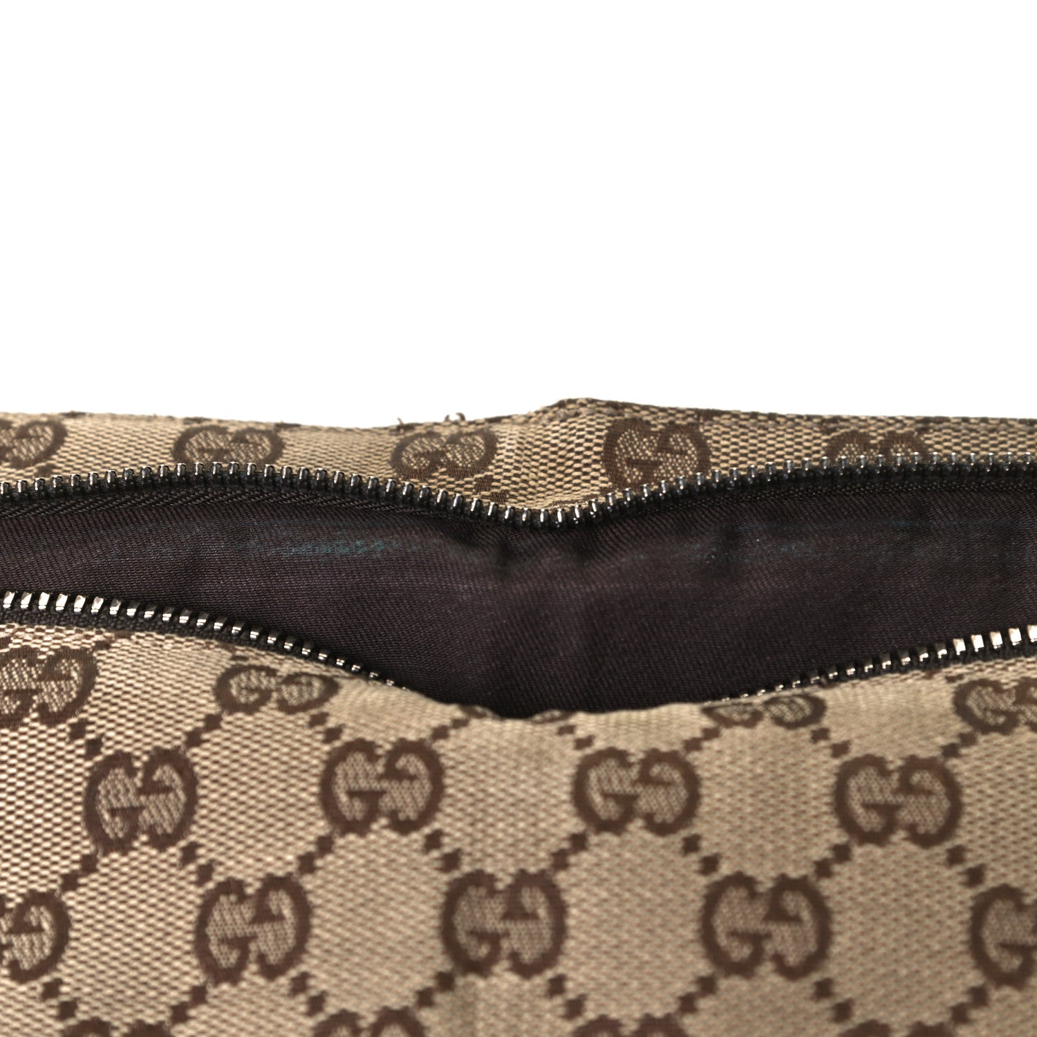 Gucci GG Monogram Double Pocket Belt Bag Dark Brown 39 of 39