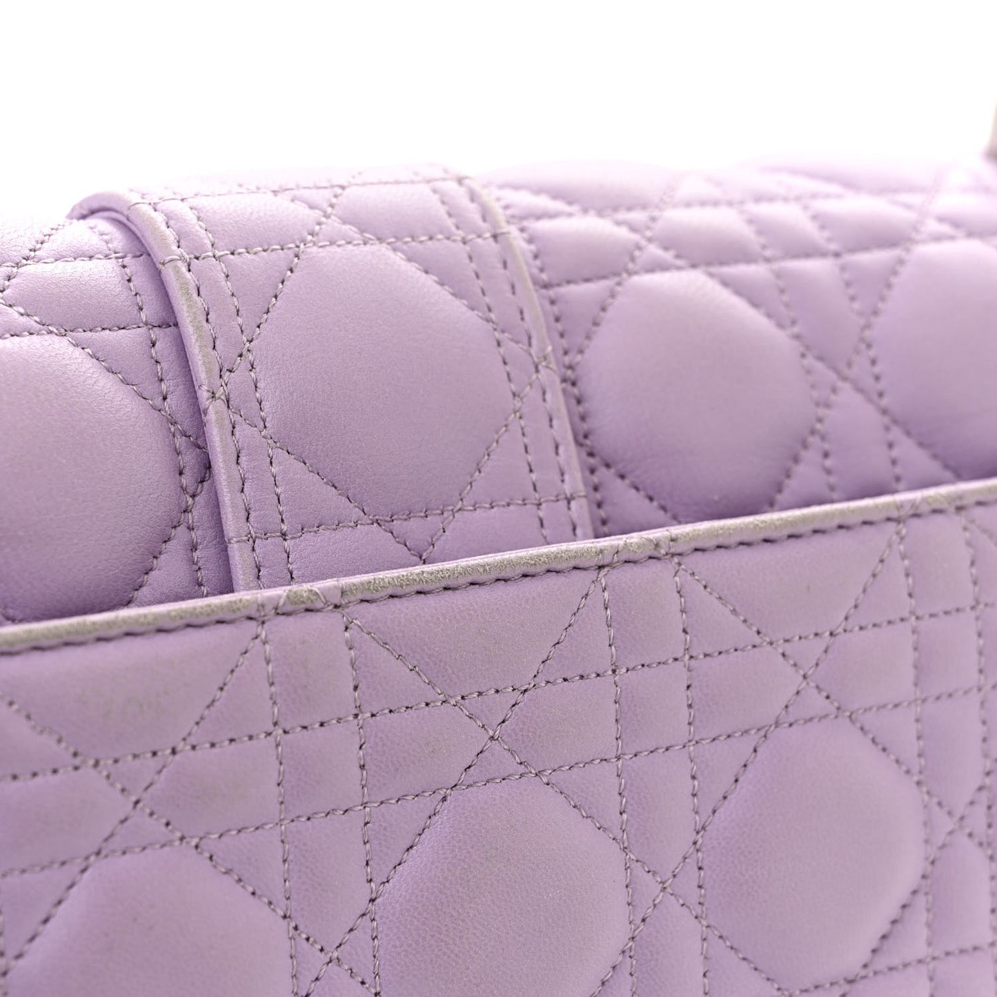 Lambskin Cannage Medium Miss Dior Flap Lilac
