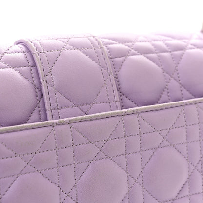 Christian Dior Lambskin Cannage Medium Miss Dior Flap Lilac 13 of 14