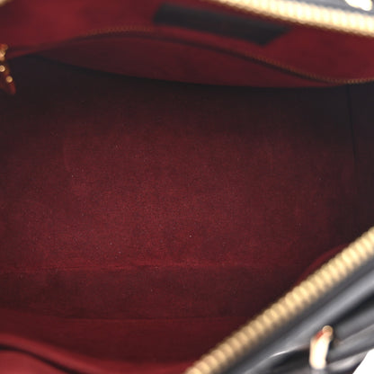 Louis Vuitton Empreinte Monogram Giant Speedy Bandouliere 25 Black Beige 5 of 9