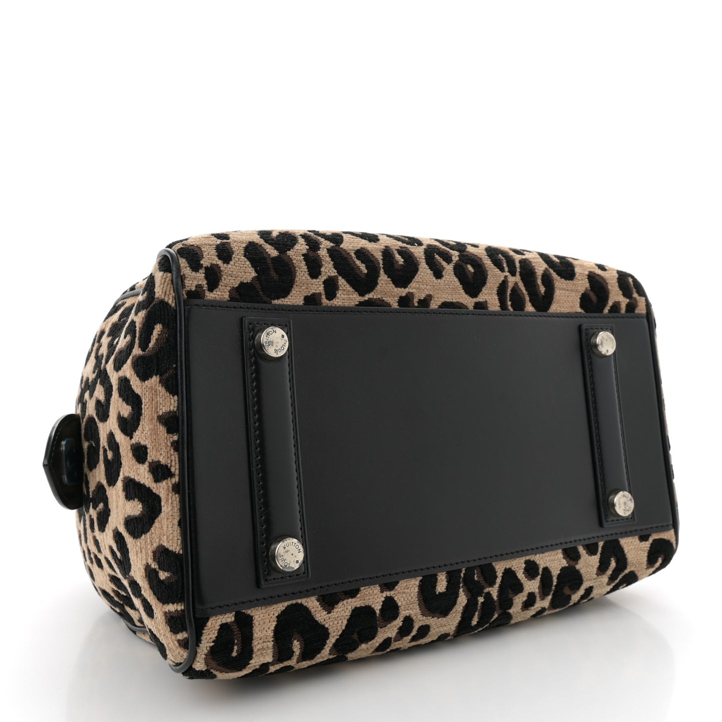 Jacquard Velvet Leopard Print Stephen Sprouse Speedy