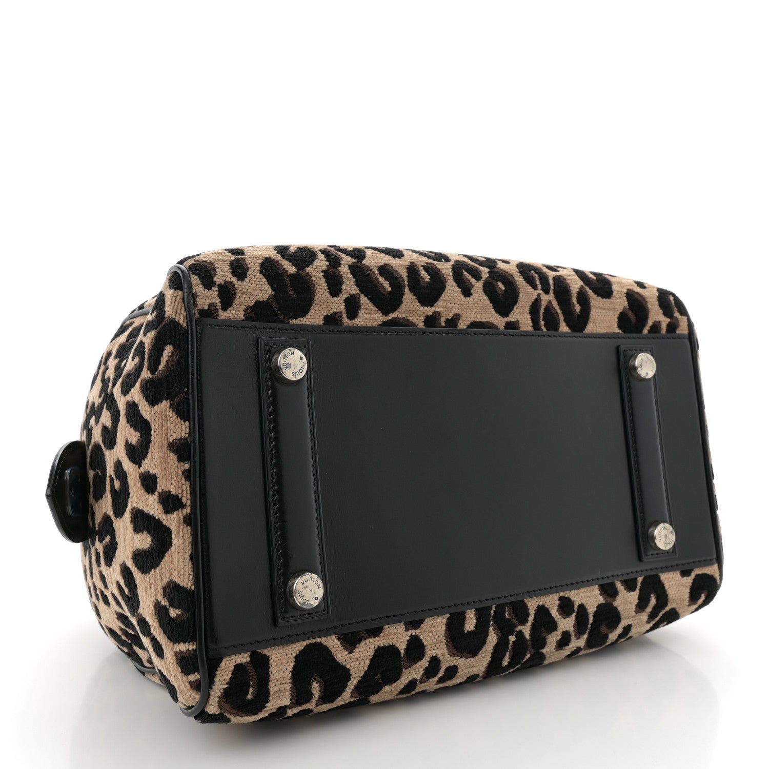 Louis Vuitton Jacquard Velvet Leopard Print Stephen Sprouse Speedy 4 of 12