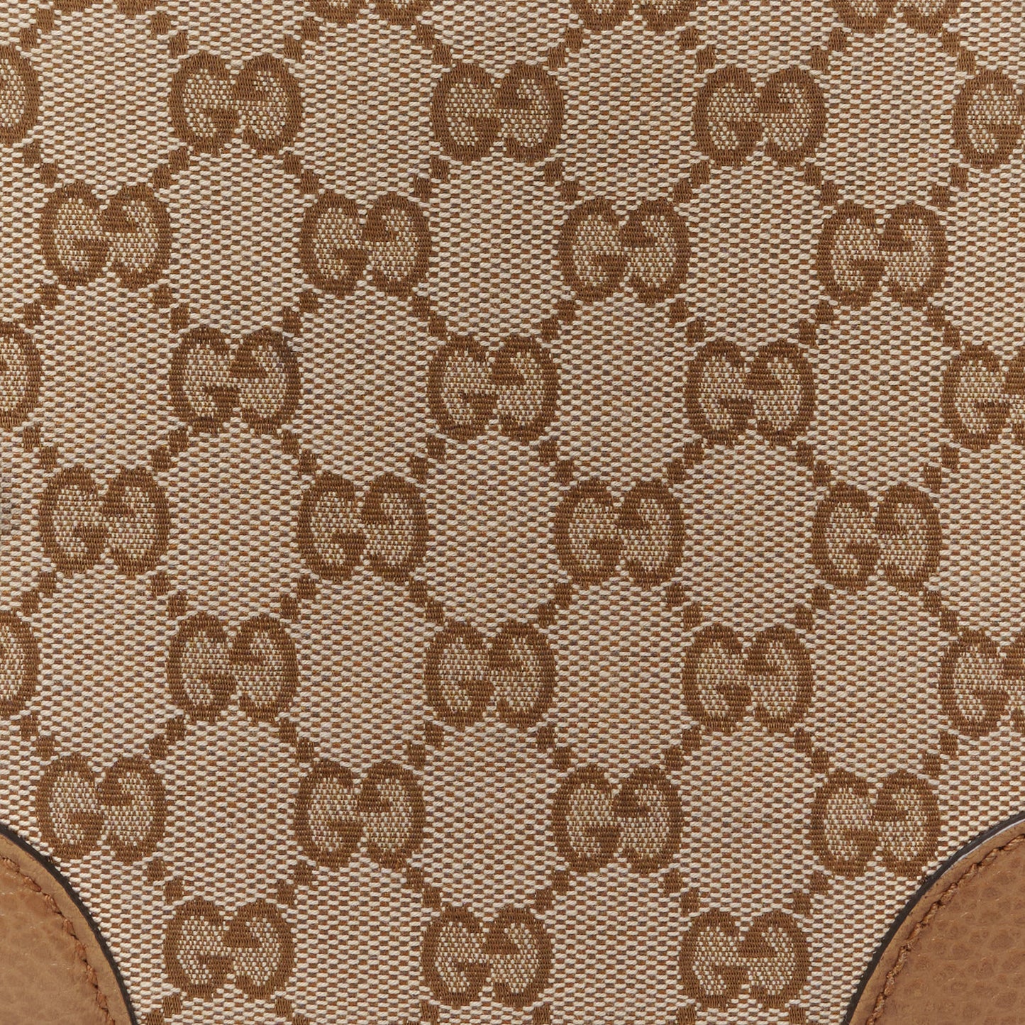 Monogram Mini Bree Messenger Bag Beige Tabacco