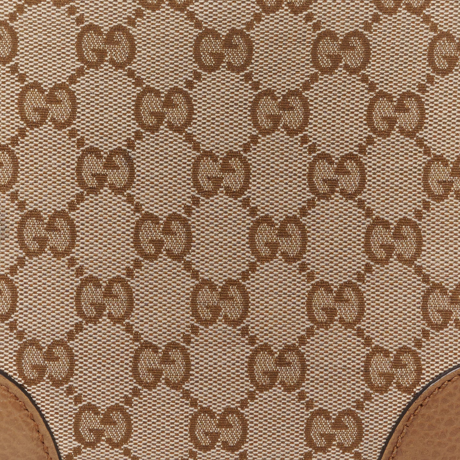 Gucci Monogram Mini Bree Messenger Bag Beige Tabacco 9 of 14