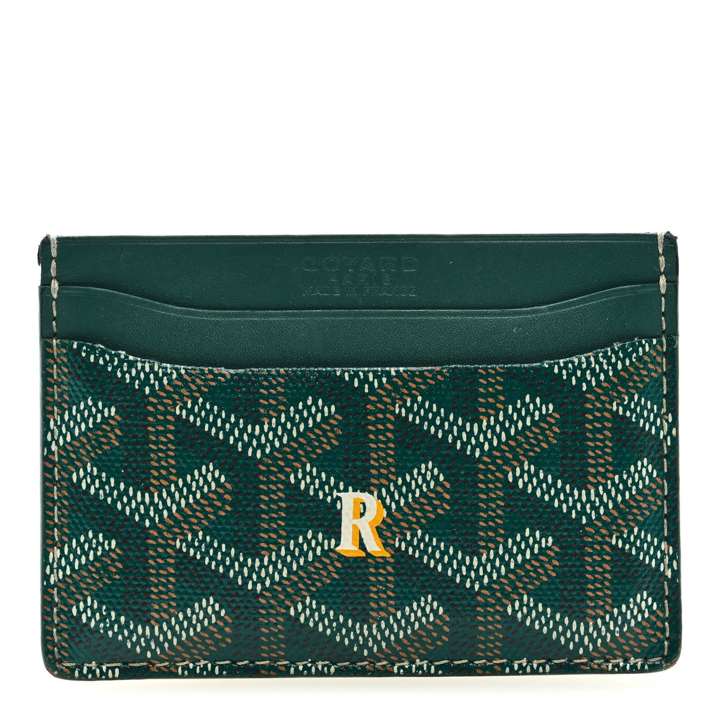 Goyardine Saint Sulpice Card Holder Green