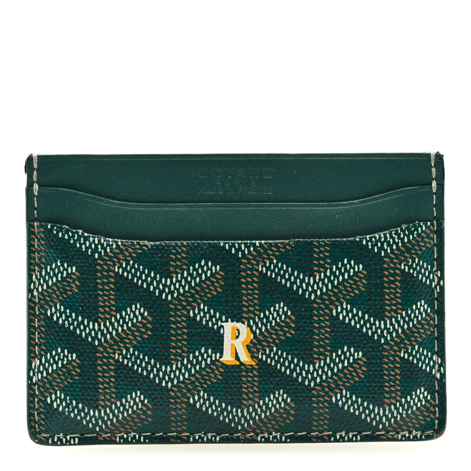 Goyard Goyardine Saint Sulpice Card Holder Green 1 of 7