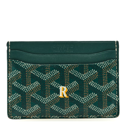 Goyard Goyardine Saint Sulpice Card Holder Green 1 of 7