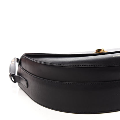Mansur Gavriel Calfskin Saddle Crossbody Bag Black 6 of 10