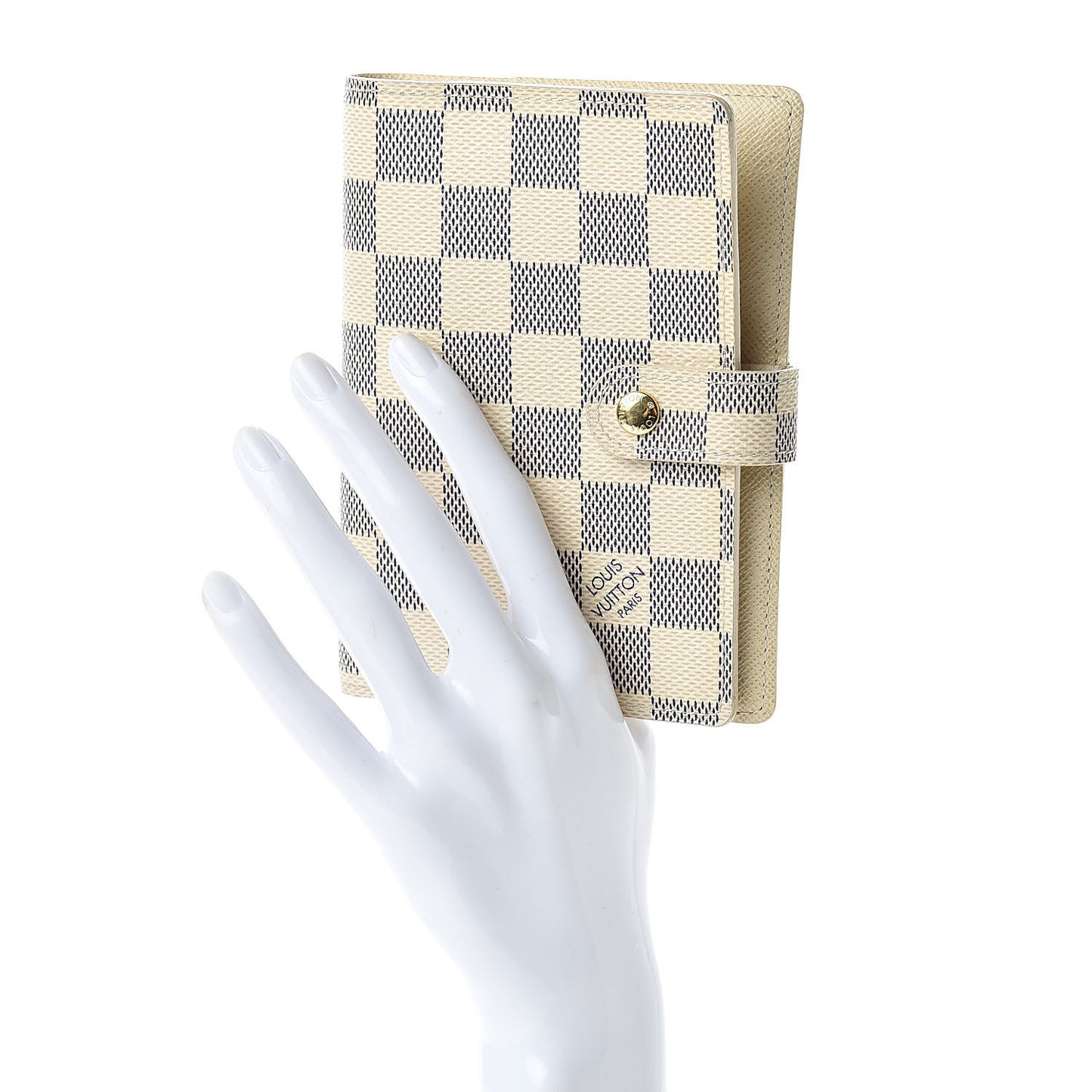 Damier Azur Small Ring Agenda Cover