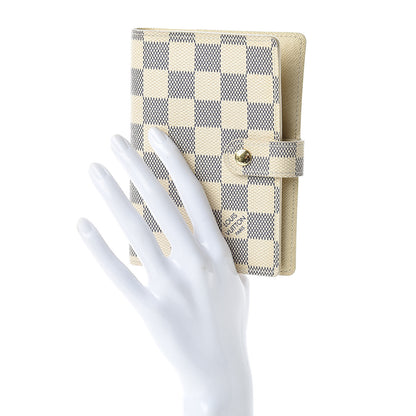 Louis Vuitton Damier Azur Small Ring Agenda Cover 2 of 7