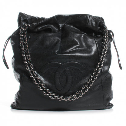 Chanel Caviar 31 Drawstring Tote Black 1 of 7